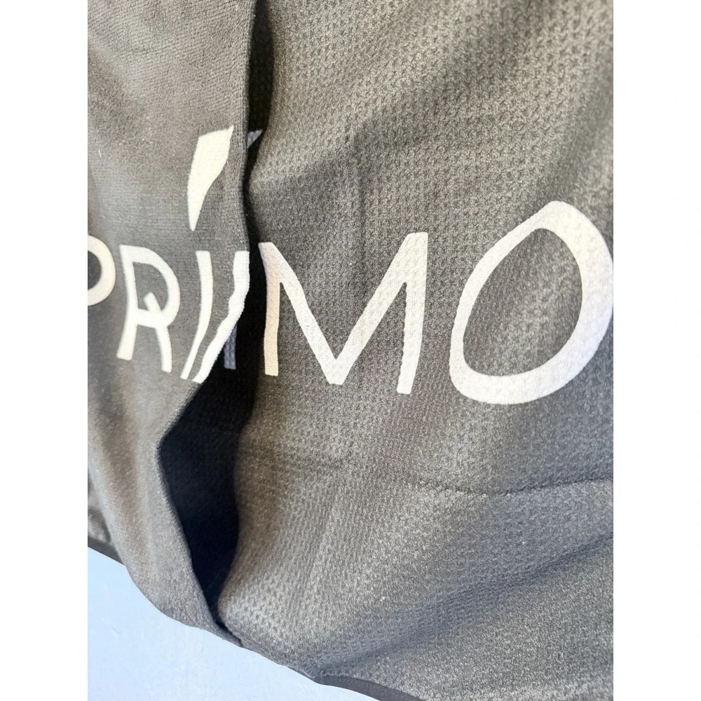Primo White Microfiber Golf Towel Grey New With Tags